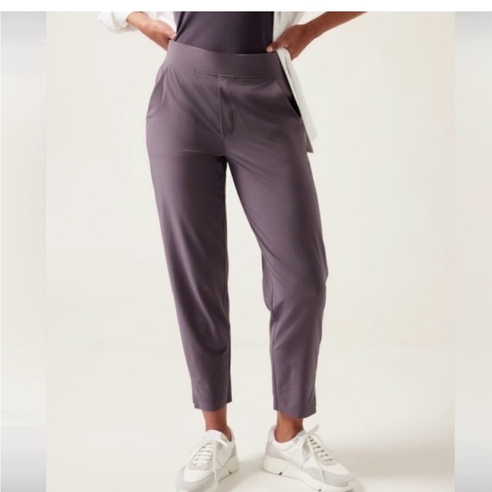 Athleta Brooklyn Ankle Pants in Cheville Plum